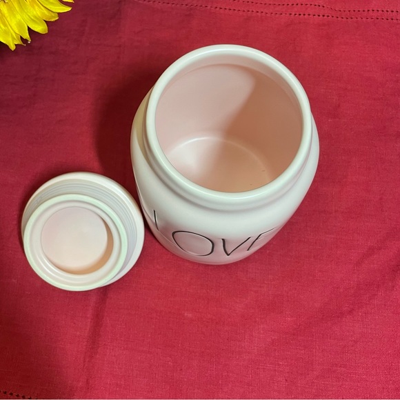 Rae Dunn LOVE Canister - Picture 3 of 5